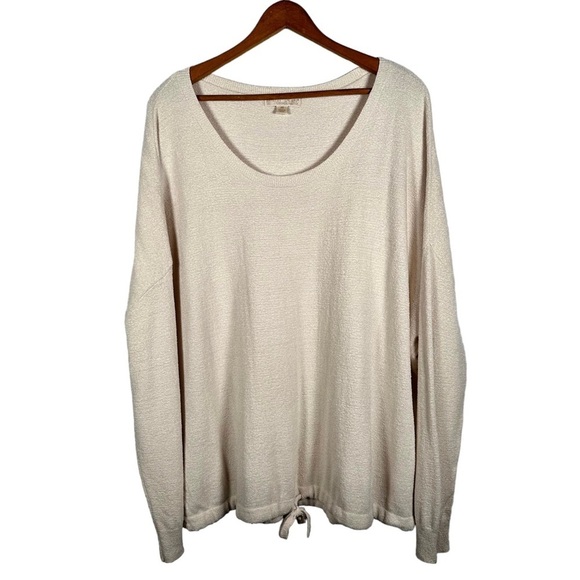 BAREFOOT DREAMS Cozychic Ultra Lite Slouchy Long Sleeve Pullover in faded rose - Picture 7 of 14